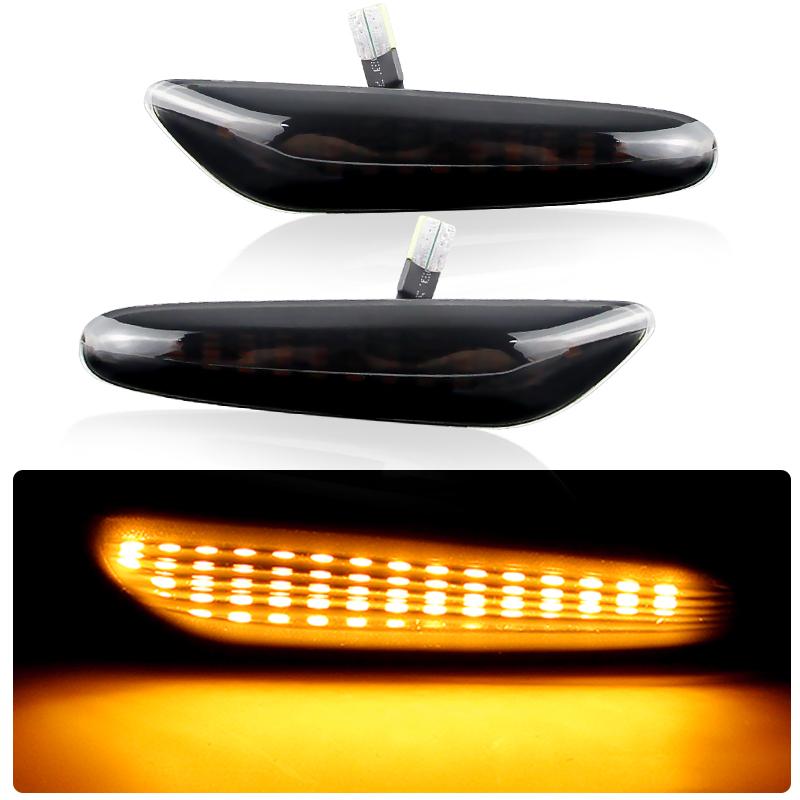 

2pcs LED Dynamic Blinker Side Marker Lamp Canbus For BMW 1 3 5 series E46 E60 E61 E81 E82 E87 E88 E90 E91 E92 E93 X1 E84 X3 E83