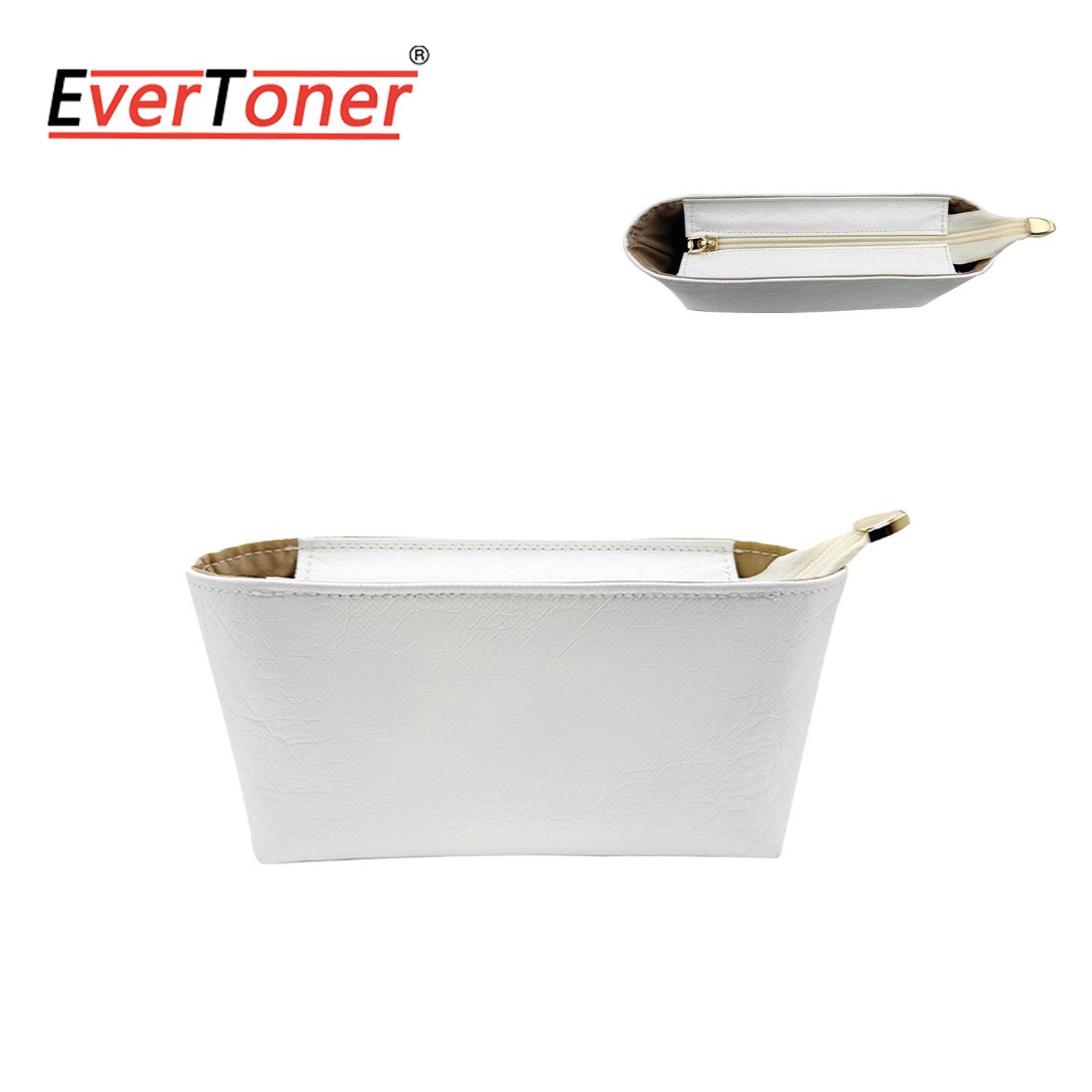 

EverToner Lightweight Bag Insert Compatible with Lo-we font Tote bag Waterproof Dupont paper Surface and Silky Satin Lining MINI