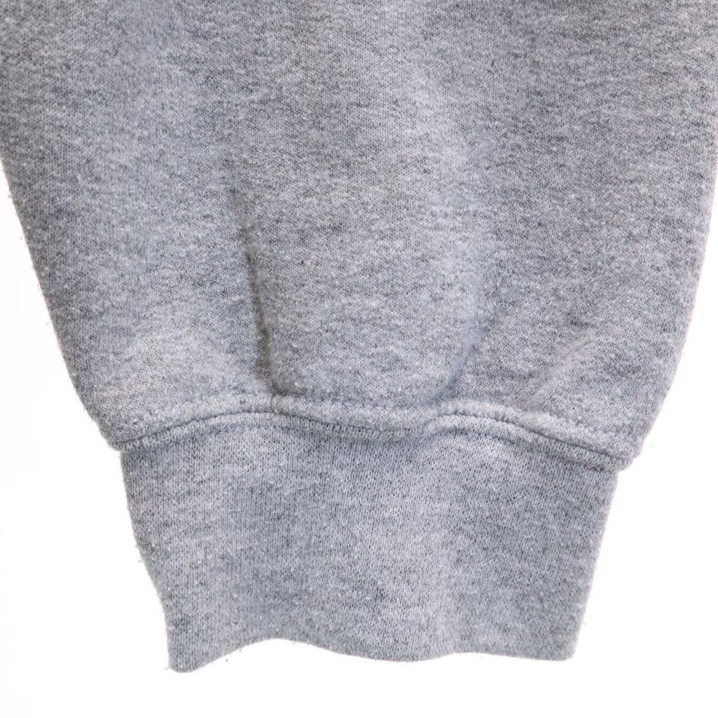 MV SPORT Back print Long sleeve trainer L Gray Brushed back of sweatshirt Men's Used