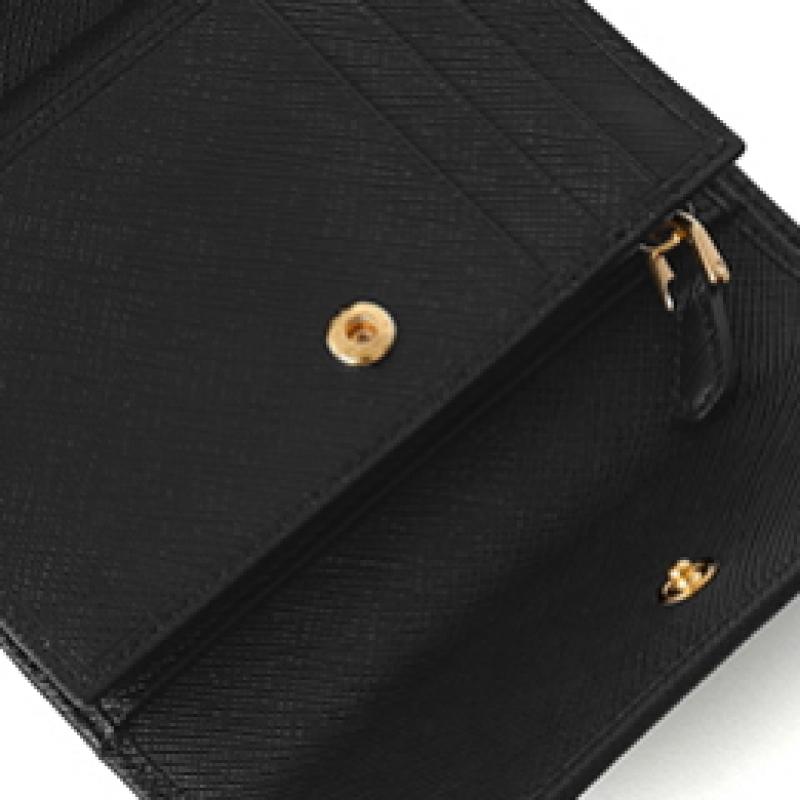 Prada Saffiano Dreieck Logo Geldbörse F0002 1mh025