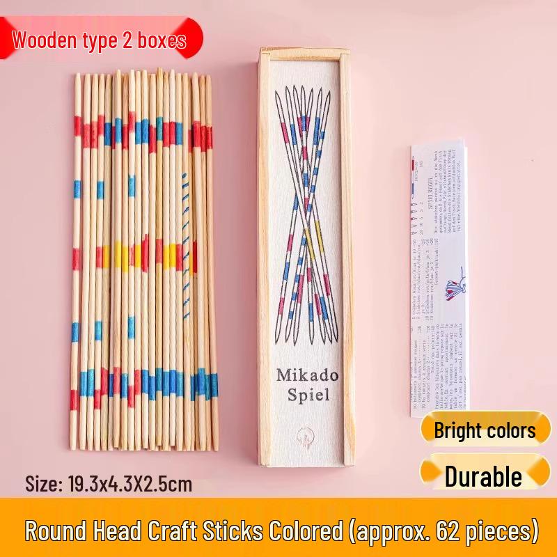 Fun Pick-Up Sticks: Wooden Game for Kids’ Thinking and Family Interaction