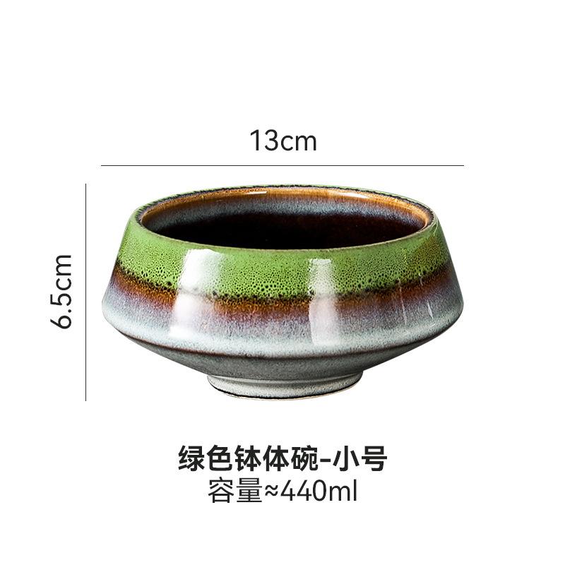 Japanese Retro Ramen Bowl Household Salad Rice Soup Restaurant Food Decoration Ceramic Kitchen Tableware