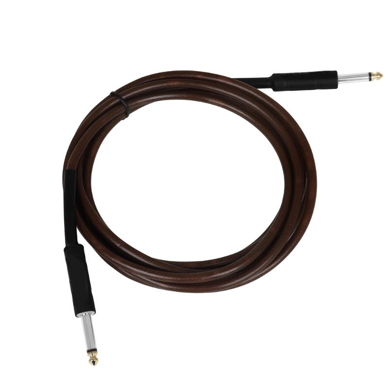 Guitar Lead/Instrument Cable Noiseless Plated 6.35mm Guitar Cable Guitar Keyboard Cord 1/4" Straight To Straight Angle