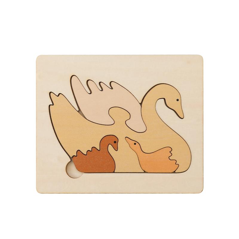 

Деревянная головоломка Монтессори с мультяшными животными, красочные игрушки для раннего обучения, обучающие игрушки Танграм, головоломка, познавательная игрушка, подарок для детей