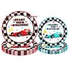 Off-road Racing Tire Theme Paper Plate & Tablecloth Birthday Party Set