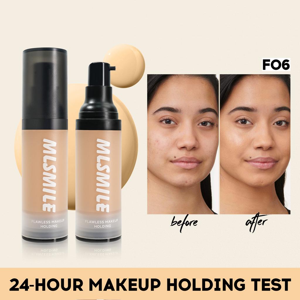 8 Color Powder Base Matte Moisturizing, waterproof, Anti-sweat, Invisible Pore Control Concealer Foundation