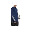 Adidas Condivo 20 Slim Fit Stand Collar Pullover Long Sleeve Football Jersey Men Tops Navy-Blue FS7121
