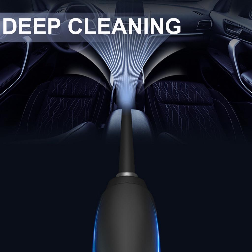 60W 45000 Pa Cleaning Tool Air Duster Compressed  W/Light For Computer Laptop Keyboard Electronics Cleaning Cordless Air Blower