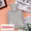 Thickened explosion-proof hot water bag hand warmer hot compress stomach warmer foot warmer imitation rabbit velvet water warmer