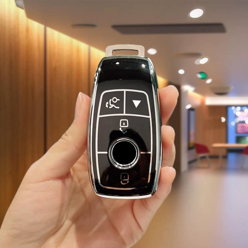Tpu For Mercedes Benz W177 W205 W213 W222 X167 Amg A C E S G Class Glc Cle Cla Keychain Shell Fob Accessories Car Key Case Cover