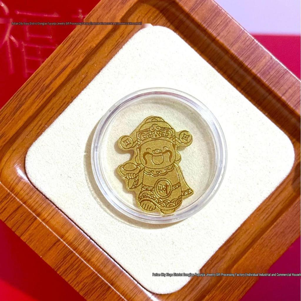 Pure Gold 999 Horse Year Phone Sticker for Wealth and Health - Popular Douyin Live Seller