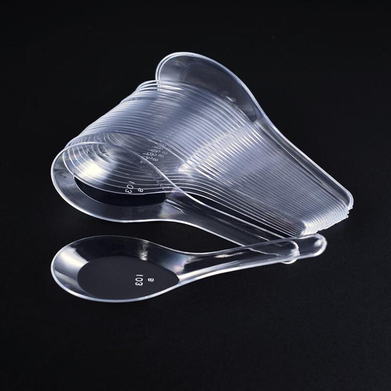 Transparent Disposable Plastic Spoons