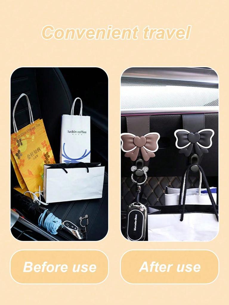 Butterfly-Style Car Hook: A Foldable In-Car Storage Helper with Both Aesthetics and Practicality