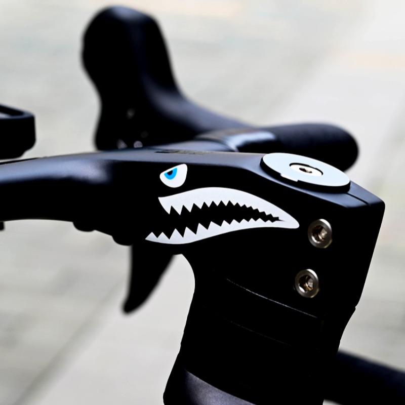 1 Pereche Autocolante Personalizate Rechin Bicicletă Rutieră Impermeabile Cadru Bicicletă Decorațiune Amuzantă Autocolante Vinil Tub Bicicletă MTB
