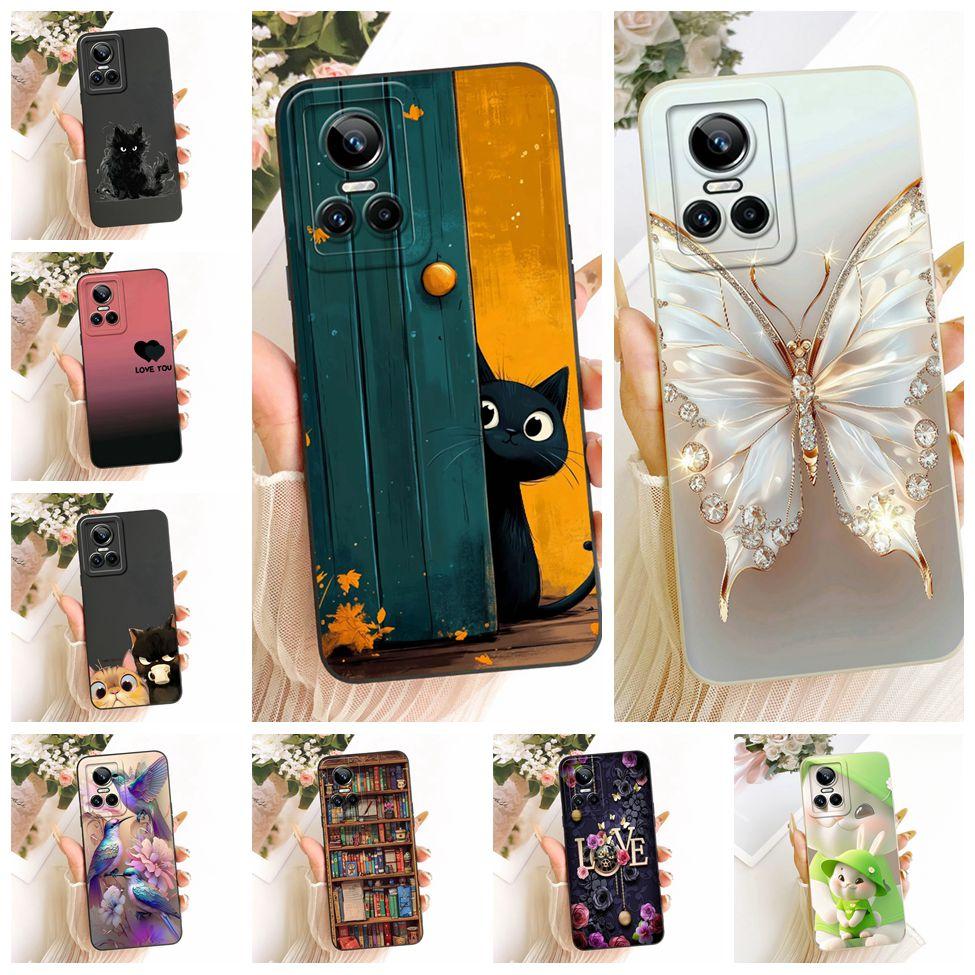 Phone Case For Realme GT Neo3 RMX3561 RMX3560 Casing For Realme GT Neo 3 Cover Fashion Cartoon Cute Funny Painted Silicone Funda