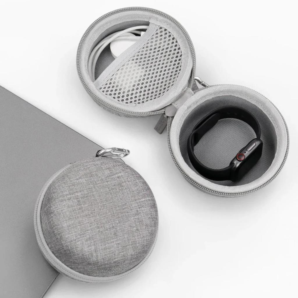 EVA Einzeluhren-Reiseetui Tragbarer Aufbewahrungs-Organizer-Boxhalter Stoßfest Wasserdicht Smartwatches Reißverschluss-Behälterbox