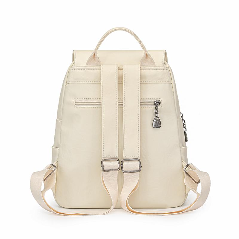 PU Backpack Large Capacity Student Schoolbag Outdoor Travel Backpack