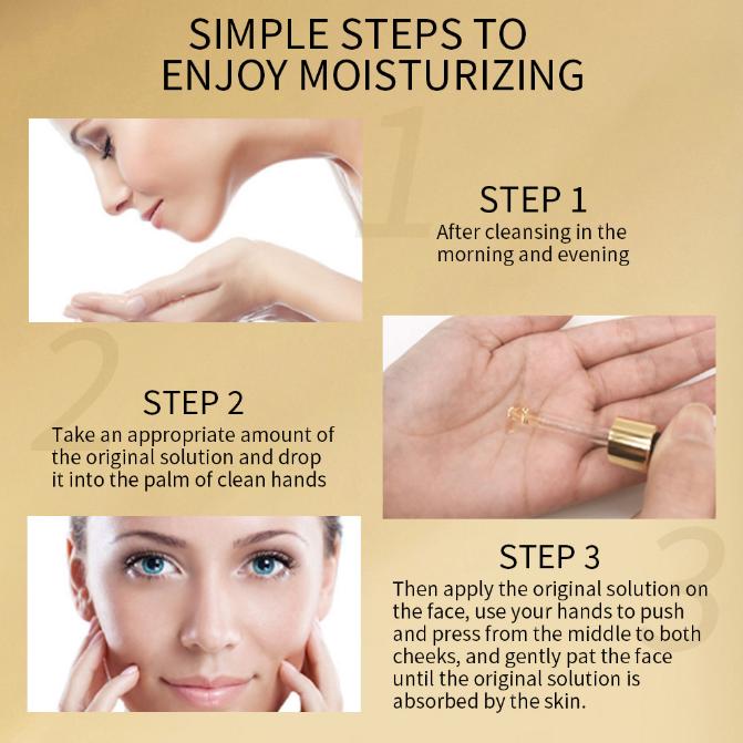24K Gold Nicotinamide Serum - Anti-Aging & Hydrating Face Treatment, 99.9% Pure Gold + Niacinamide,Glowing, Firm & Plump Skin