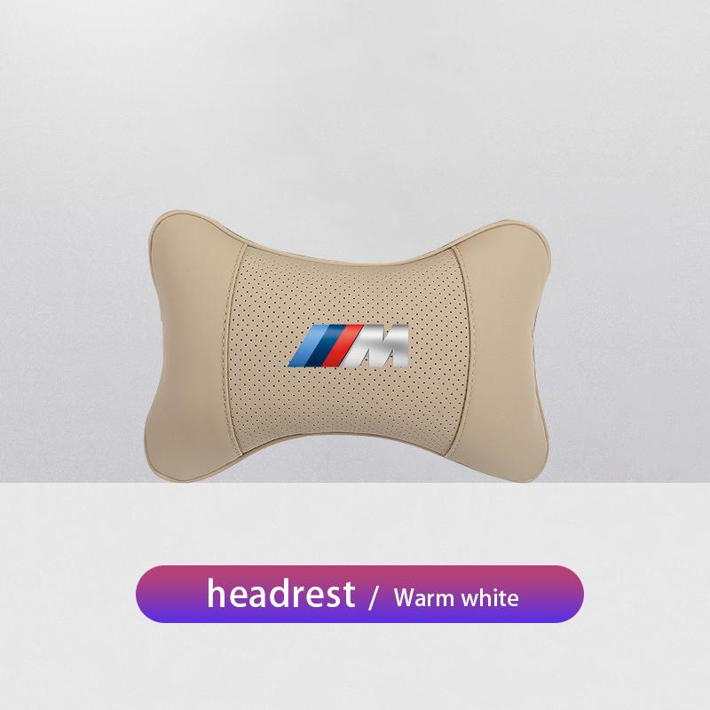 1 ks Opěrka hlavy autosedačky Auto logo Polštářek na krk Pro BMW M Power M3 M4 M5 G42 G30 G20 E39 E36 E87 E53 F44 F34 G23 G15 G16 X3 X4 X5