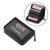 Auto Styling Brieftasche Führerschein Visitenkartenhalter Schlüsseletui für Cadillac XT5 XTS CTS BLS SLS DTS SRX Escalade Tiburon Deville