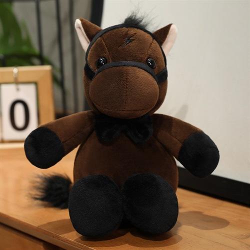 Zodiac Horse Cute Cartoon Pony Doll Doll Children'S Sleeping Pillow Plush Toy Ragdoll Activity Gifts