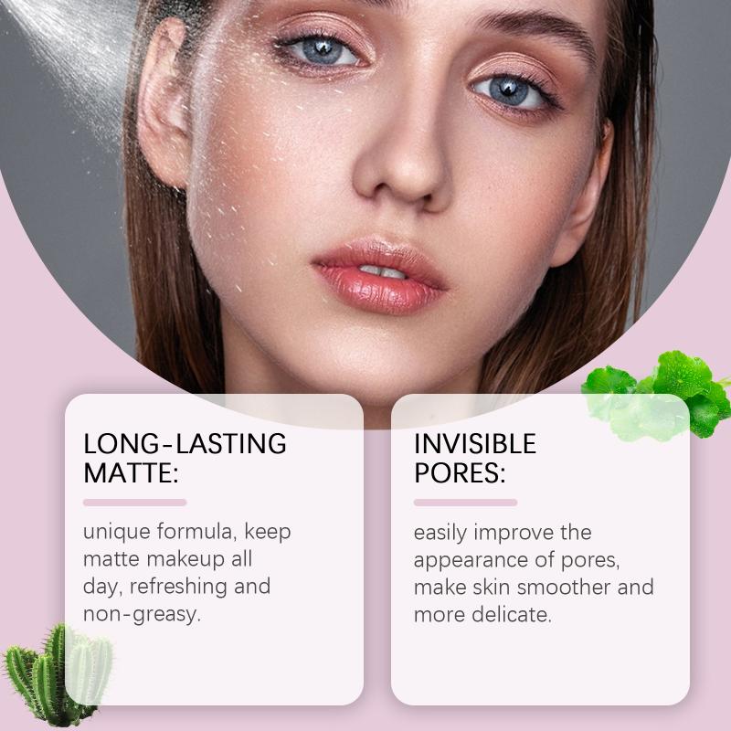 Ölkontrollierendes Make-up Fixierspray Mattes Finish Wasserdichtes Spray Verfeinert Poren Für den Täglichen Gebrauch