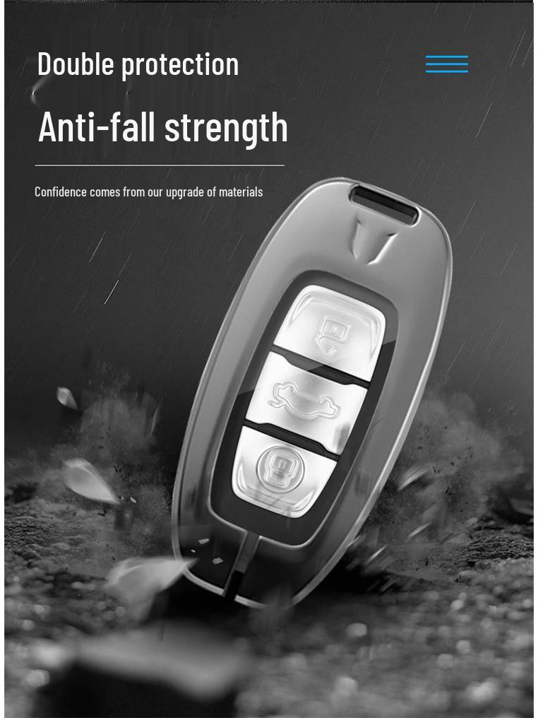 Premium Metal Key Case for Hongqi H5, H7, HS5, and HS7 Car Remotes