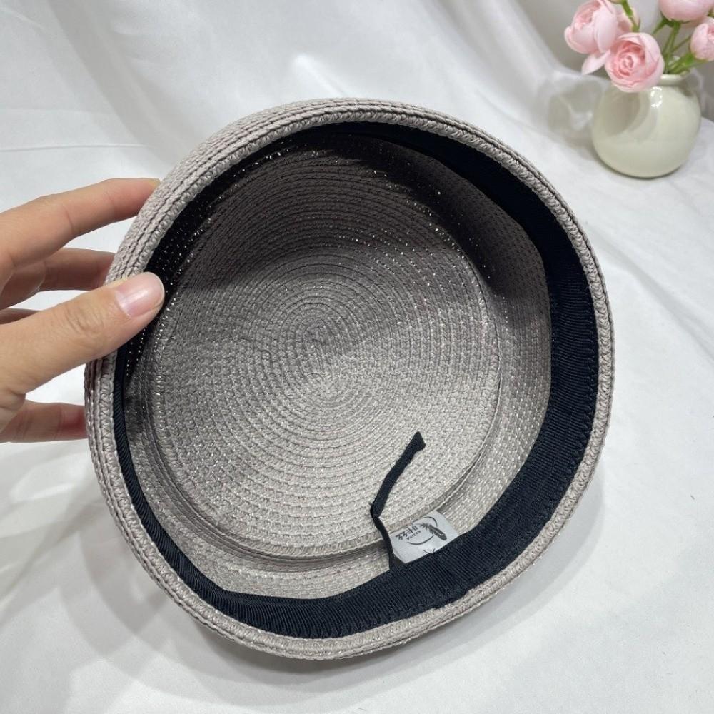 Elegant Flight Attendant Hat Teardrop Vintage Sun Hat Fashion Straw Beret Hat  Cocktail Event