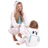Piżama dla dzieci dziecięca kigurumi onesie kostium królik niebiesk 135-145