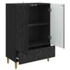 Sideboard Black 66 x 34.5 x 95 cm Particleboard