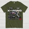 X-WING REBEL ALLIANCE Unisex 100% Cotton Geek T-shirt
