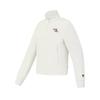 Fila Tennis Series Solid Color Long Sleeve Stand Collar Pullover Sweatshirt Women Sweatshirt A11W613220F-IV