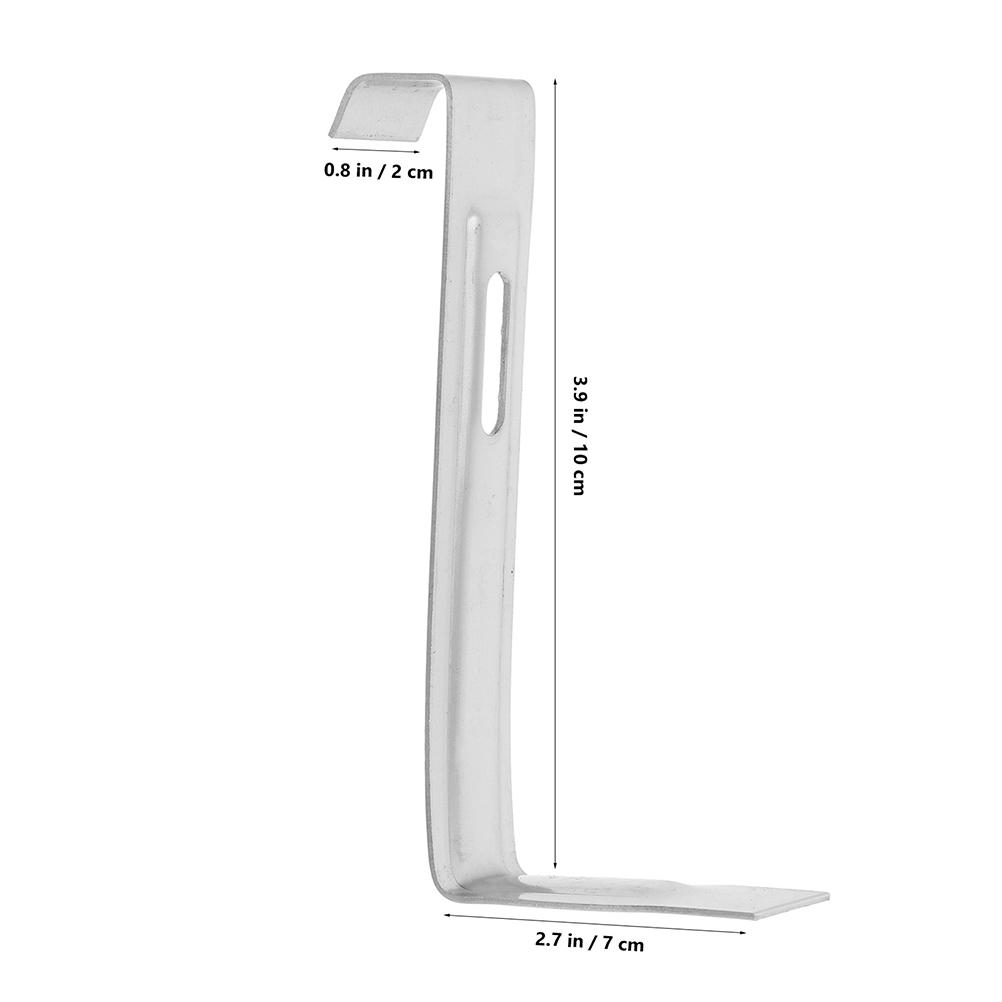 8pcs Stainless Steel Roof Tile Clips Non-Slip Installation Clips For Roof Fixing Safety Universal Roof Tiles Fastener Hook