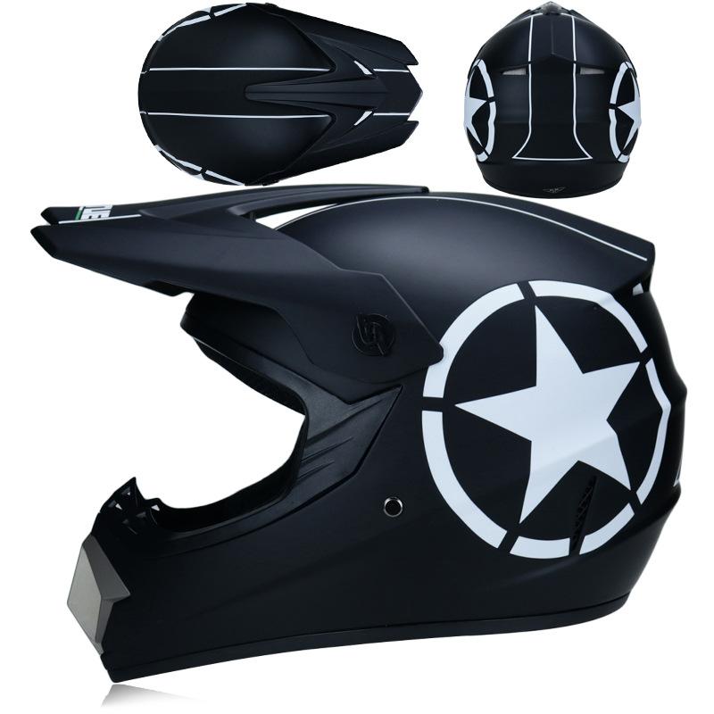 Four Seasons Motorcycle Off-road Helmet for Men and Women, Electric Bike Helmet, Mountain Bike Off-road Helmet, Racing Speed Descent Pedal