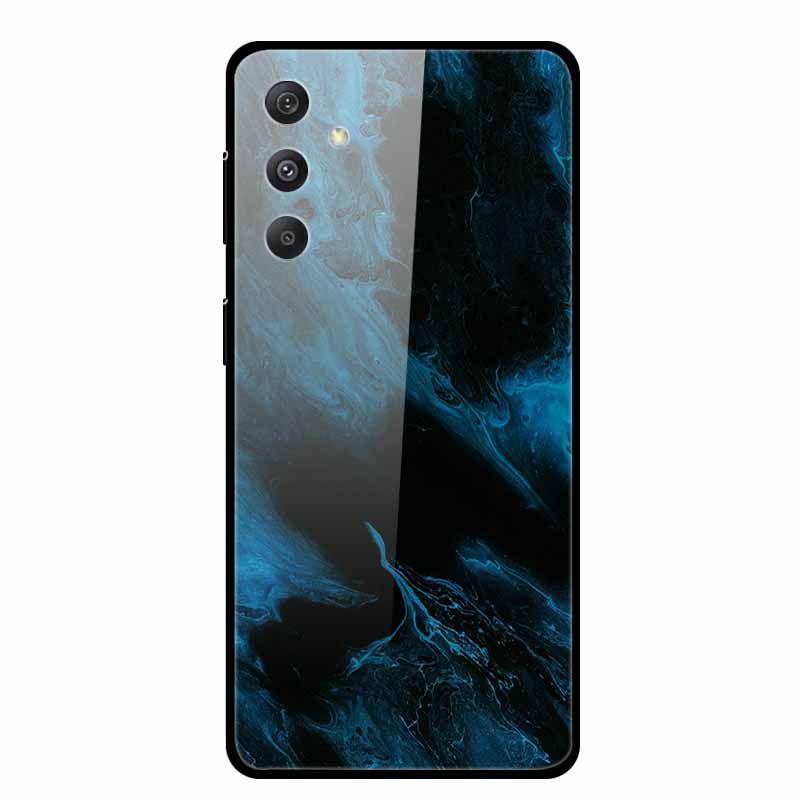 For Samsung Galaxy M54 M34 M14 Case Luxury Tempered Glass Back Cover Hard Case Samsung Galaxy M 54 Capa Fundas Coque Colorful