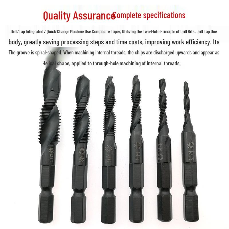 Hex Shank JIS Carbide Taper Tap Drill - High-Quality Integrated Machine Tap