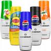 5X Xarope Sodastream Pepsi Mirinda Lipton 7Up Concentrados Para Sifão