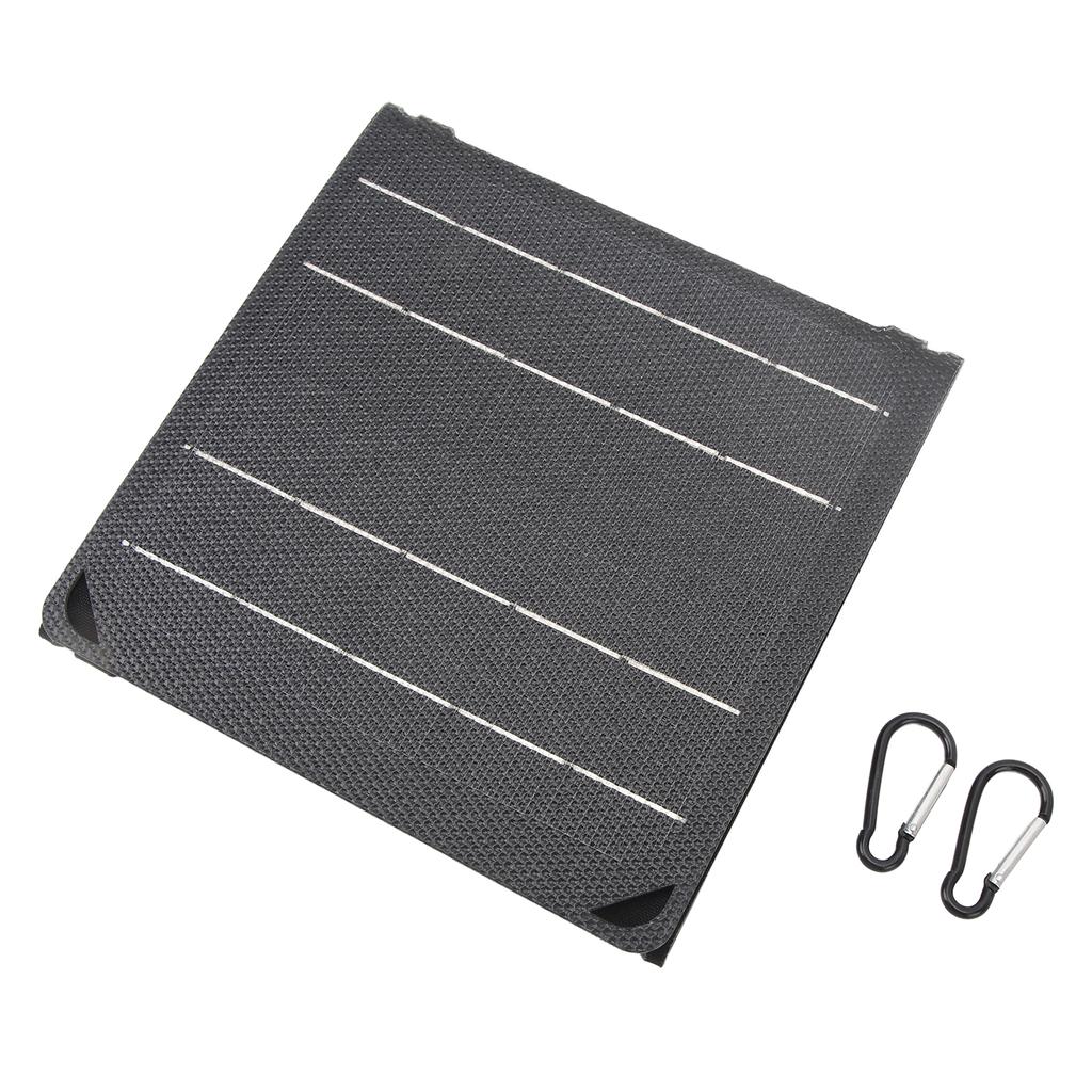 Faltbares Solarpanel 20W IPX4 Wasserdichtes Tragbares Ladegerät 5V 9V 2A mit 2 USB-Ausgängen für Outdoor