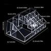 Transparent Nail Polished Holder Acrylic Rack Makeup Case Nail Polished Collection Display Manicure Storage Solution