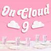 Xo, Fetti On Cloud Nine Banner - White, 5 Ft. | Bachelorette Party Decorations, Bride To Be Party Supplies, Cute Baby Shower Decor, Bridal Shower,
