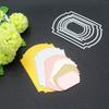 Rám na štítky, kovové vyřezávací šablony, DIY šablona na scrapbooking, papírové karty, album, výrobu