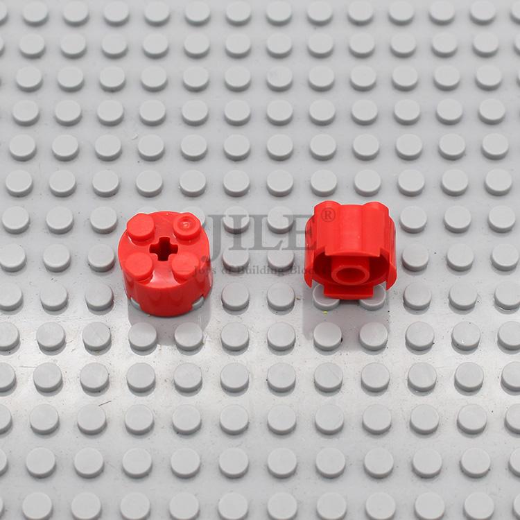 50PCS MOC Bricks Parts Round 2x2 with Axle Hole 3941 Educational Building Blocks Compatible Construction Assembles DIY Toys