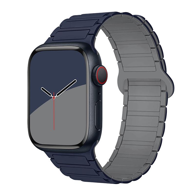 Compatible Silicone Magnetic Strap for Apple Watch Series 8/9 & S10