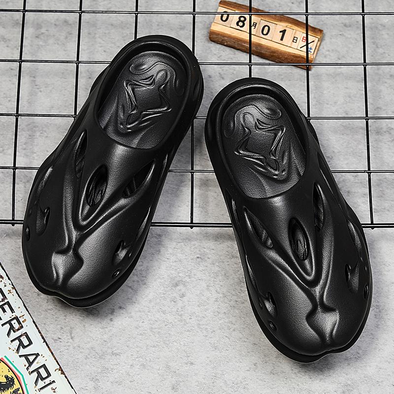 Fashion New Women Men Clogs Summer Female Thick Bottom Home Slides Soft EVA Dry Wedges Platform Garden Shoes Beach Sandals