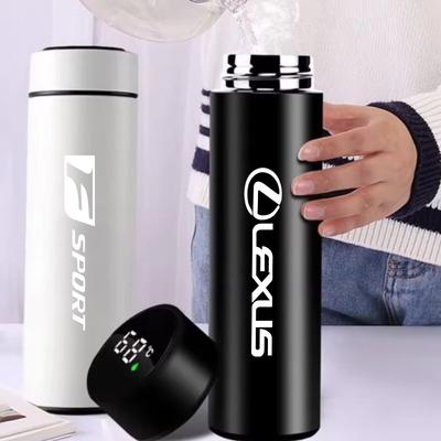 Termoska s logem auta 500ml Nepropustný hrnek Přenosná láhev Příslušenství pro IS250 IS200 CT200h GS300 LS430 RX450h LX570 IS300 ES3