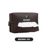 AAFO1 Car Styling Tissue Bag Armrest Box Paper Towel Interior Organizer Accessories For Skoda Kamiq Karoq Octavia 2 3 Rapid Scala Kami