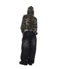 Aakam Camouflage Waffle Zip-Up Hoodie (Khaki)