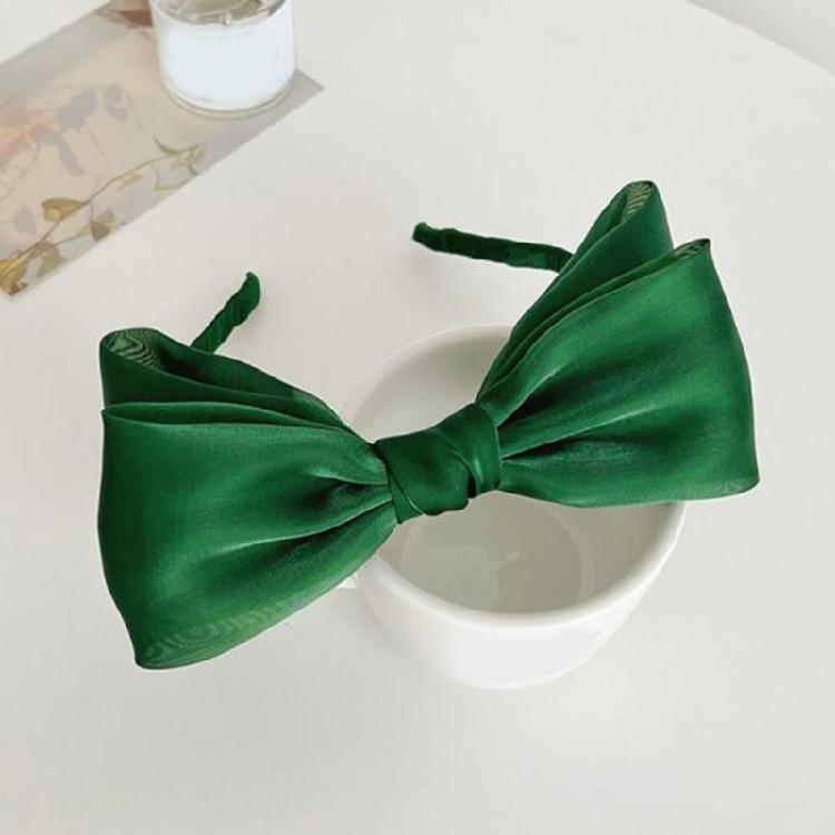 Tulle Bows Hairband Fascinator Hairhoop Formal Hair Styling Accessory for Women