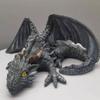 Gothic Black Dragon Sculpture Resin Dragon Decoration Dragon Ornaments  Desk Statue