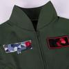 2025 Children's Military Green Pilot Cosplay Uniform for Stage Performance and Role-Playing